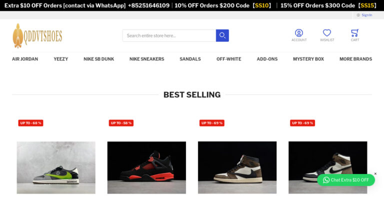 Qddvtshoes.shop Site Review: Read This Before You Buy! - GuardMyCart